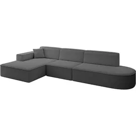 altdecor Ecksofa Ottomane Links IREA-L2-v4 327x165x77 cm Grau