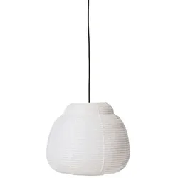 Made By Hand - Papier Single Pendelleuchte Ø40 White