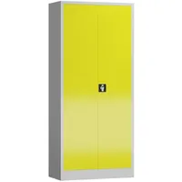 Lüllmann ClassiX Aktenschrank 80 x 38 x 180 cm gelb / lichtgrau