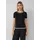 s.Oliver Kurzärmeliger Strickpullover mit Kontrastdetails Schwarz 34