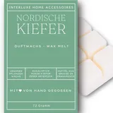 Interluxe Duftmelt Wachsmelt Nordische Kiefer angenehm duftend Waxmelt 100% pflanzlich Duftwachswürfel für Duftlampe Wachs mit Duftöl Melts Duftwachs für Aromalampe