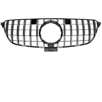LLCTOOLS Kühlergrill Schwarz/ chrom für Mercedes GLE C292 Coupe