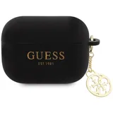 GUESS 4G Charms Silicone Case for Airpods Pro 2 Black - GUAP2LSC4EK