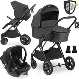 hauck 3in1 Kinderwagen-Set Vision X Trio Set Black