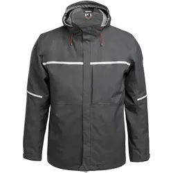 QUALITEX HIGH QUALITY WORKWEAR Hardshelljacke RESIST anthrazit Herren: XXL