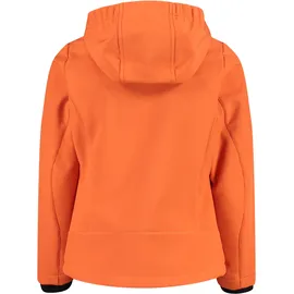 CMP Kinder Funktionsjacke Kapuzen Softshelljacke, campari-antracite 05CN, 176