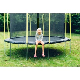 Plum Springsafe Trampolin Wave 244 cm inkl. Sicherheitsnetz schwarz