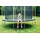 Plum Springsafe Trampolin Wave 244 cm inkl. Sicherheitsnetz schwarz