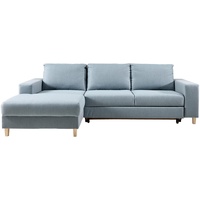 Ti'me Ecksofa, Hellblau, & 260x160 cm,