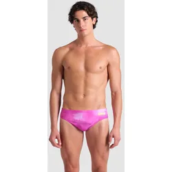 Badehose Slip Herren arena Tie-Dye - Shocking Pink Multi - 6