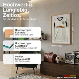 K-Möbel Bilderrahmen Echtholz Braun 50x70 cm 3er Set