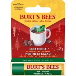 Burt’s Bees Festive feuchtigkeitsspendendes Lippenbalsam Geschmack Mint Cocoa 4,25 g
