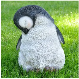 dazikemo Gartenfigur Dekofigur Gartenfigur Pinguin 20 x 14 cm