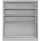 Agoform Scoop II Besteckeinsatz 416 x 59 x 474 mm Kunststoff Silber