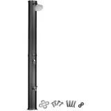 tectake Solardusche, Schwarz, Kunststoff, 18x217x44.5 cm, Nur In Filialen Erhältlich