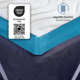 Komfortec Topper 140 x 200 cm weiß