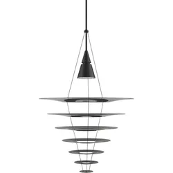 Louis Poulsen Enigma 825 Pendelleuchte, black