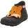 superfit Jungen - Schuhe HAPPY Slipper, Modern, GRAU/ORANGE 4700, 26