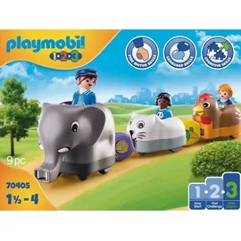 Playmobil 1.2.3 Mein Schiebetierzug 70405