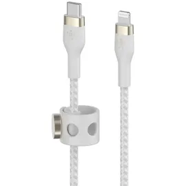 Belkin Pro Flex Lightning/ USB-C Kabel bis 15W mfi zertifiziert CAA011BT1MWH
