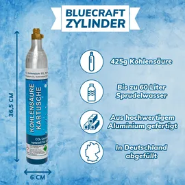 Bluecraft CO2-Kartusche 425g blau