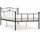 vidaXL Bettgestell 100 x 200 cm Schwarz