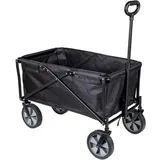 Böttcher-AG Bollerwagen 66284, faltbar, 70kg Traglast, 102 x 50 x 102 (L/B/H), schwarz