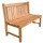 Lex Premium Teak Gartenbank 120 x 60 x 90 cm Teak