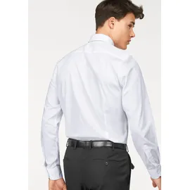 Bruno Banani Langarmhemd Slim Fit Weiß S