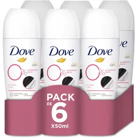 Dove Original 0% Aluminium Salts Spray 6 x 50 ml