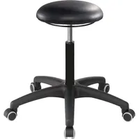 MEY Meychair Hocker 9056 A1S-TR-KL Rollen Kunstleder, A1S-TR-KL,schwarz