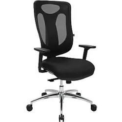 Topstar Bürodrehstuhl NET PRO 100 AL, mit  Aluminium-Fußkreuz, schwarz