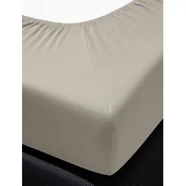 IRISETTE Spannbettlaken Tencel 100 x 200 cm beige