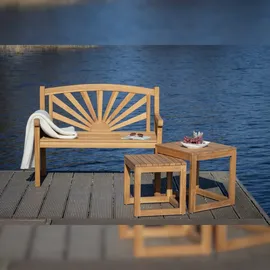 Mr. Deko Gartentisch 2er Set 0 x 0 x 0 cm Braun