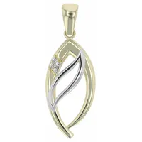 Kettenanhänger ADELIA ́S "Neuheit 2025 - modischer Schmuck Anhänger aus 333 Gold", gold, Schmuckanhänger, Damen, Gelbgold 333 Gold, Gelbgold 333, Gold, Kettenanhänger