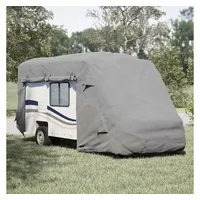 vidaXL Schutzhülle für Wohnmobil 610 x 235 x 275 cm Grau