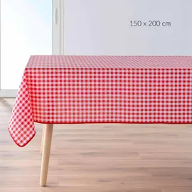 Douceur d'intérieur Tischdecke, Rot, Textil, Wohntextilien, Tischwäsche, Tischdecken