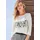 GOLDNER Shirt mit Frontdruck, 3/4-Arm in cremeweiß | Gr.: 54