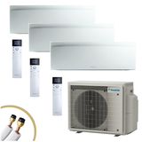 DAIKIN Emura3 Klima | FTXJ35AW + 2xFTXJ20AW | 3,5/2x2,0 kW | 3x10m Leitung