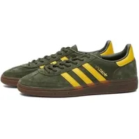 adidas Handball Spezial, Herren-Sneaker, Mehrfarbig (Night Cargo Tribe Yellow Gum), 41 1/3 EU - 41 1/3 EU