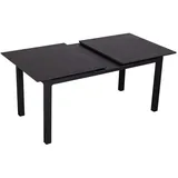 Mr. Deko Tarifa Ausziehtisch 160/210 x 90 x 76 cm Dark Grey