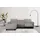 Home Affaire Ecksofa HOME AFFAIRE "Carpari, L-Form, 263 cm, manuelle o. elektrische Relaxfunktion", grau (hellgrau), B:263cm H:97cm T:179cm, Sofas, Ecksofa, USB A/C und Kopfteilverstellung, Topseller