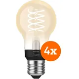 Philips Hue Filamentlampe White Standard E27 - 2023 - 4er-Pack