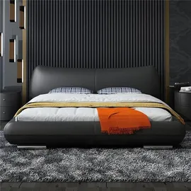 xl moebel gmbh Design-Bett 140 x 200 cm Braun
