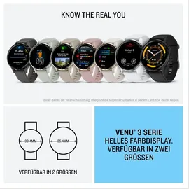 Garmin Venu 3S elfenbein/softgold