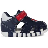 GEOX Baby-Jungen B IUPIDOO Boy Sandal, Navy/RED, 22 EU