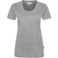 Hakro Damen T-Shirt Classic grau meliert, XL