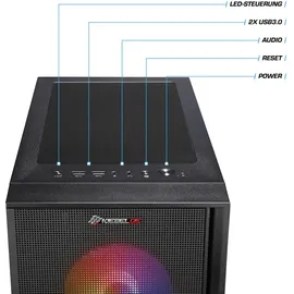 Kiebel Booster V (AMD Ryzen 5 5500, 16 GB, 1000 GB, GeForce RTX 3050), PC, Schwarz