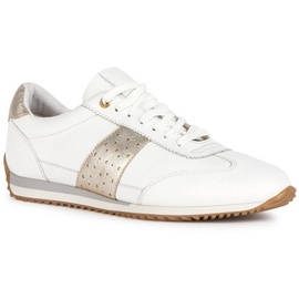 GEOX Damen D CALITHE Sneaker,White Gold,38 EU - 38