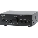 Verstärker 2x60W HiFi Mini  – Perfekter Sound für PC, TV Klangregelung